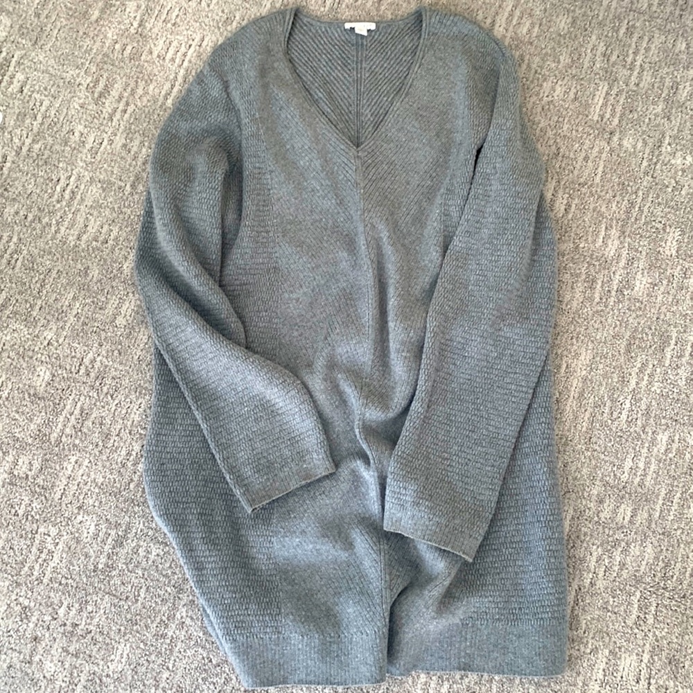 J Jill sweater dress/tunic - gray